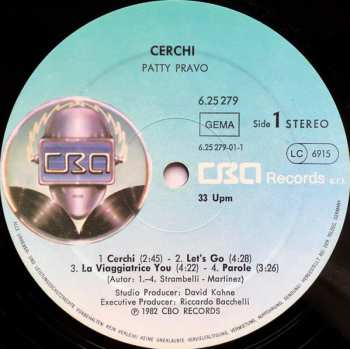 LP Patty Pravo: Cerchi