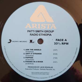 LP Patti Smith Group: Radio Ethiopia