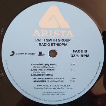 LP Patti Smith Group: Radio Ethiopia
