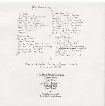 LP Patti Smith Group: Wave