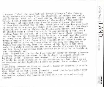 2CD Patti Smith: Land (1975-2002)