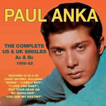 2CD Paul Anka: Complete US & UK Singles As & Bs 1956-62