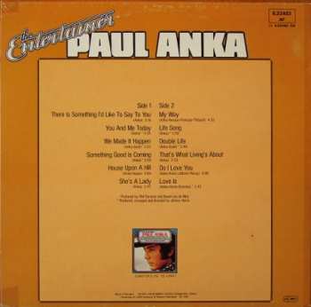 LP Paul Anka: The Entertainer