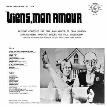 LP Paul Baillargeon: Viens, Mon Amour (Bande Originale Du Film) LTD