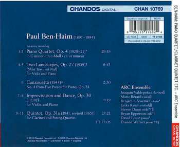 CD Paul Ben-Haim: Chamber Works