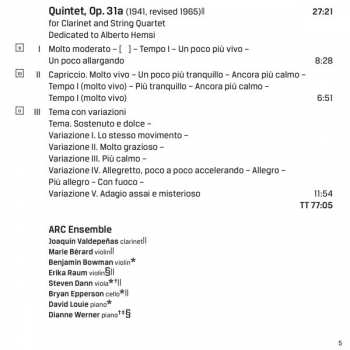 CD Paul Ben-Haim: Chamber Works