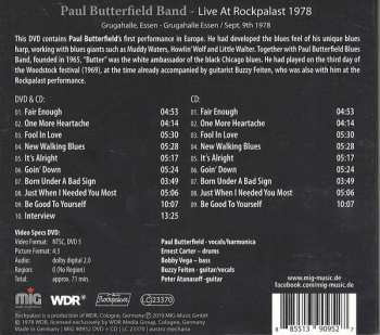 CD/DVD Paul Butterfield Band: Live At Rockpalast 1978