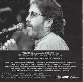 CD/DVD Paul Butterfield Band: Live At Rockpalast 1978