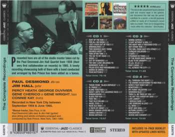 4CD/Caja Paul Desmond Jim Hall Quartet: Complete Recordings