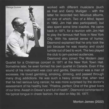 4CD/Caja Paul Desmond Jim Hall Quartet: Complete Recordings