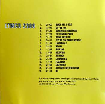 CD Paul Haig: Cinematique