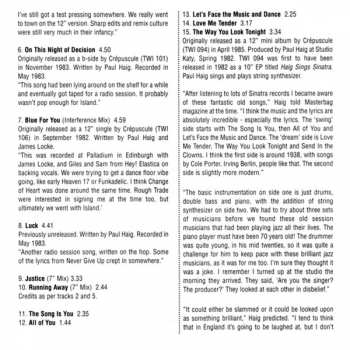 2CD Paul Haig: Metamorphosis