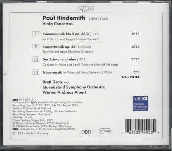 4CD/Caja Paul Hindemith: Complete Orchestral Works 3