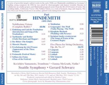 CD Paul Hindemith: Nobilissima Visione (Complete Ballet)