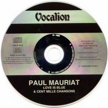 CD Paul Mauriat: Love Is Blue / Cent Mille Chansons