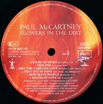 LP Paul McCartney: Flowers In The Dirt
