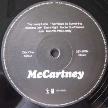 2LP Paul McCartney: McCartney