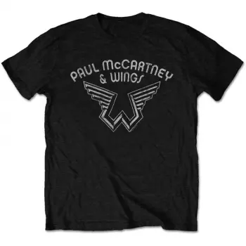 Camiseta Wings Logo Paul Mccartney 