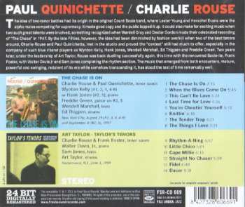 CD Paul Quinichette: The Chase Is On Plus Taylor's Tenors