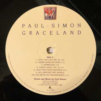 LP Paul Simon: Graceland