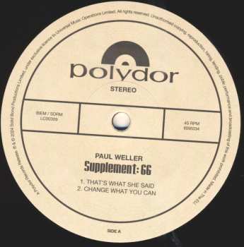 LP Paul Weller: Supplement: 66 LTD