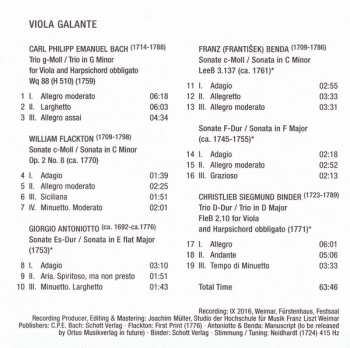 CD Pauline Sachse: Viola Galante