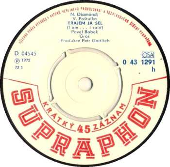 SP Pavel Bobek: Krajem Já Šel / Dík Za Váš Úsměv