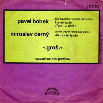 SP Pavel Bobek: Krajem Já Šel / Dík Za Váš Úsměv