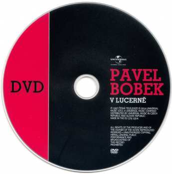 CD/DVD Pavel Bobek: V Lucerně (Legendární Koncert Z Lucerny Na CD A DVD)