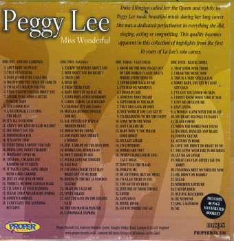 4CD/Caja Peggy Lee: Miss Wonderful