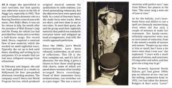 2CD Peggy Lee: World Broadcast Recordings 1955