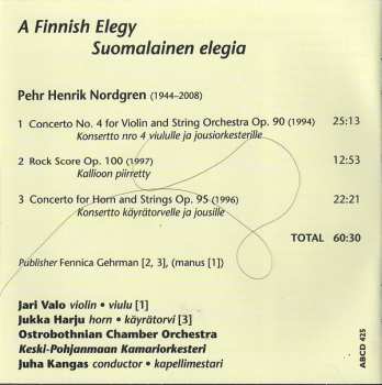 SACD Pehr Henrik Nordgren: A Finnish Elegy