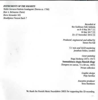 SACD Pehr Henrik Nordgren: A Finnish Elegy