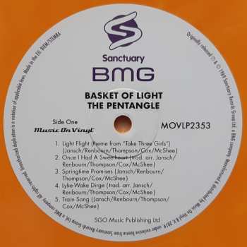 LP Pentangle: Basket Of Light LTD | NUM | CLR