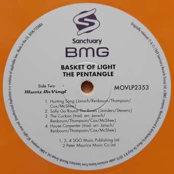 LP Pentangle: Basket Of Light LTD | NUM | CLR