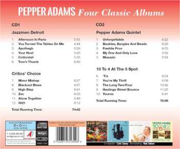 2CD Pepper Adams: Four Classic Albums
