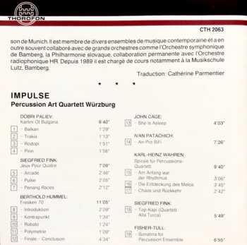 CD Percussion Art Quartett: Impulse