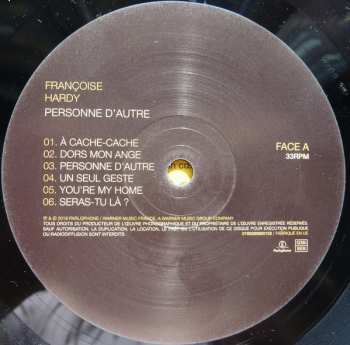 LP Françoise Hardy: Personne D'Autre