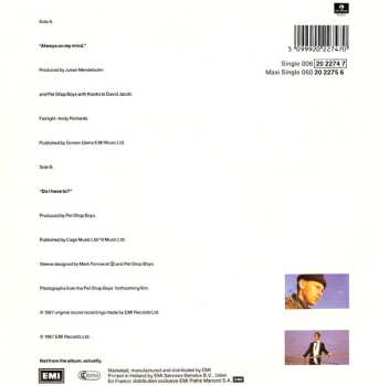 SP Pet Shop Boys: Always On My Mind