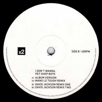 LP Pet Shop Boys: I Don't Wanna
