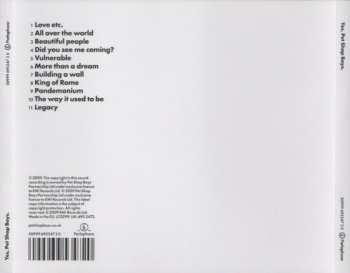 Album Pet Shop Boys: Yes