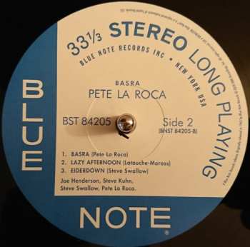 LP Pete La Roca: Basra