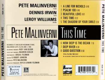 CD Pete Malinverni: This Time