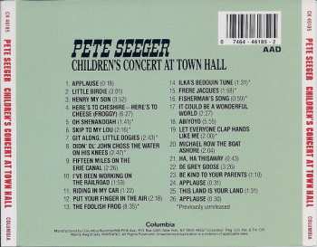 CD Pete Seeger: Children's Concert At Town Hall