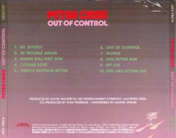 CD Peter Criss: Out Of Control = アウト・オブ・コントロール LTD