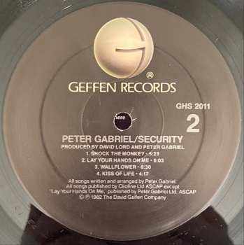 LP Peter Gabriel: Security