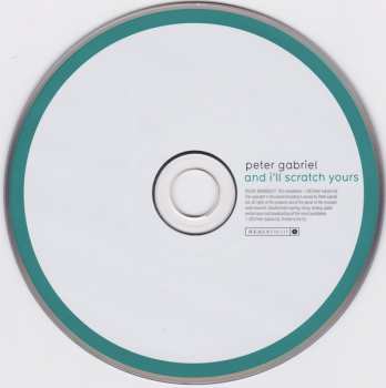 2CD Peter Gabriel: Scratch My Back / And I'll Scratch Yours