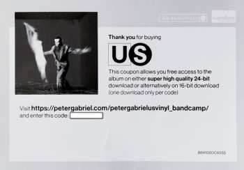 2LP Peter Gabriel: Us