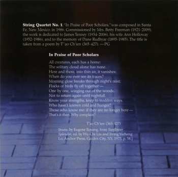 CD Peter Garland: String Quartets [1 & 2]