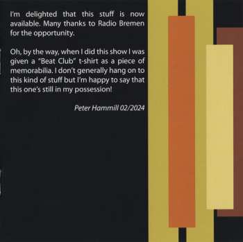 2CD Peter Hammill: Been Alone So Long (The Naked Songs - Tour, Bremen 1985)